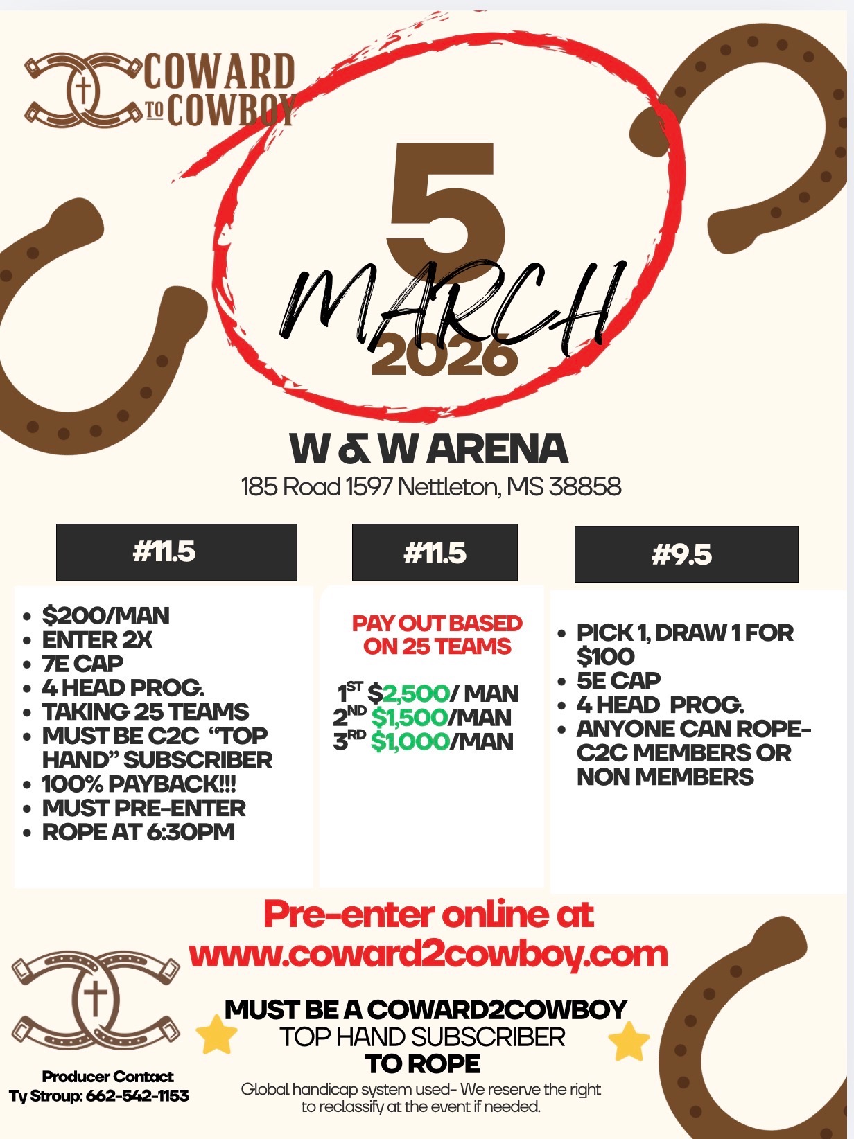 Weekday Night Roping - March 5, 2026